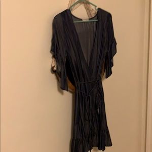 Ten I’m deep v denim dress